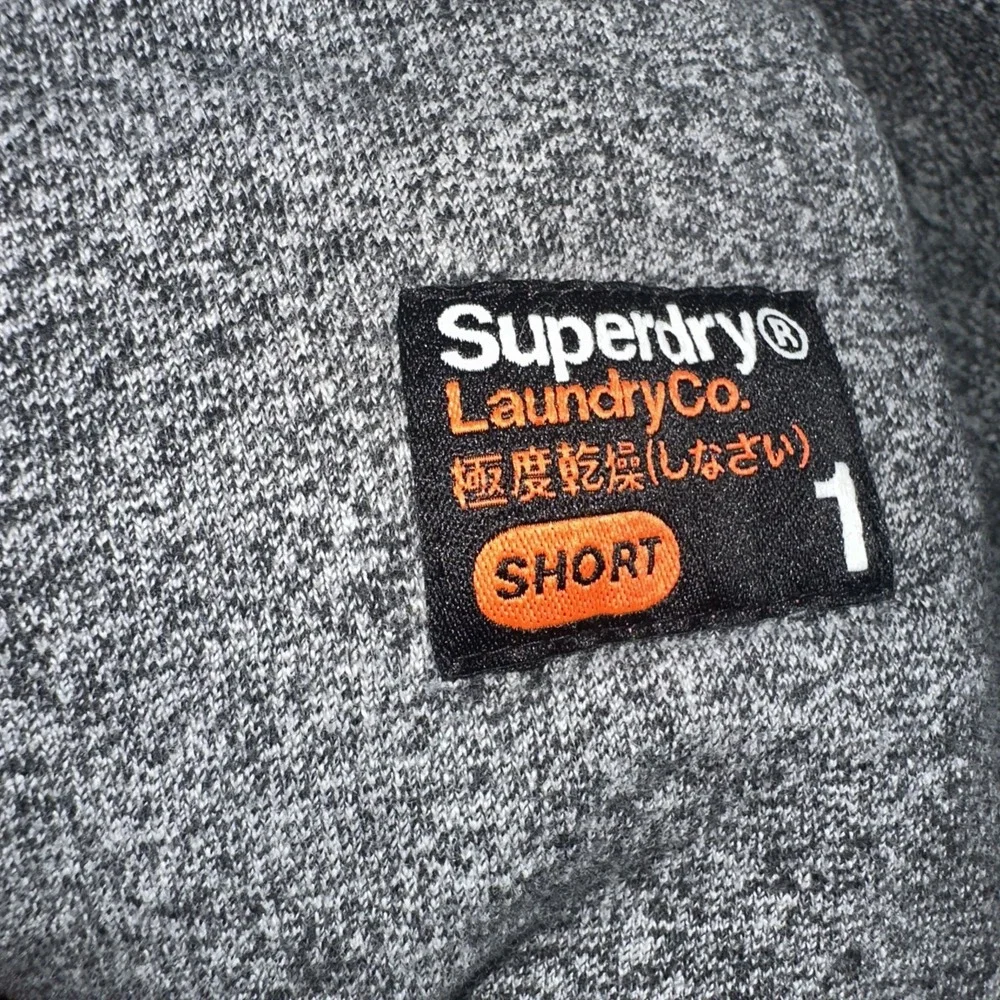 Superdry Sweat Shorts Mens M Gray Fleece 9